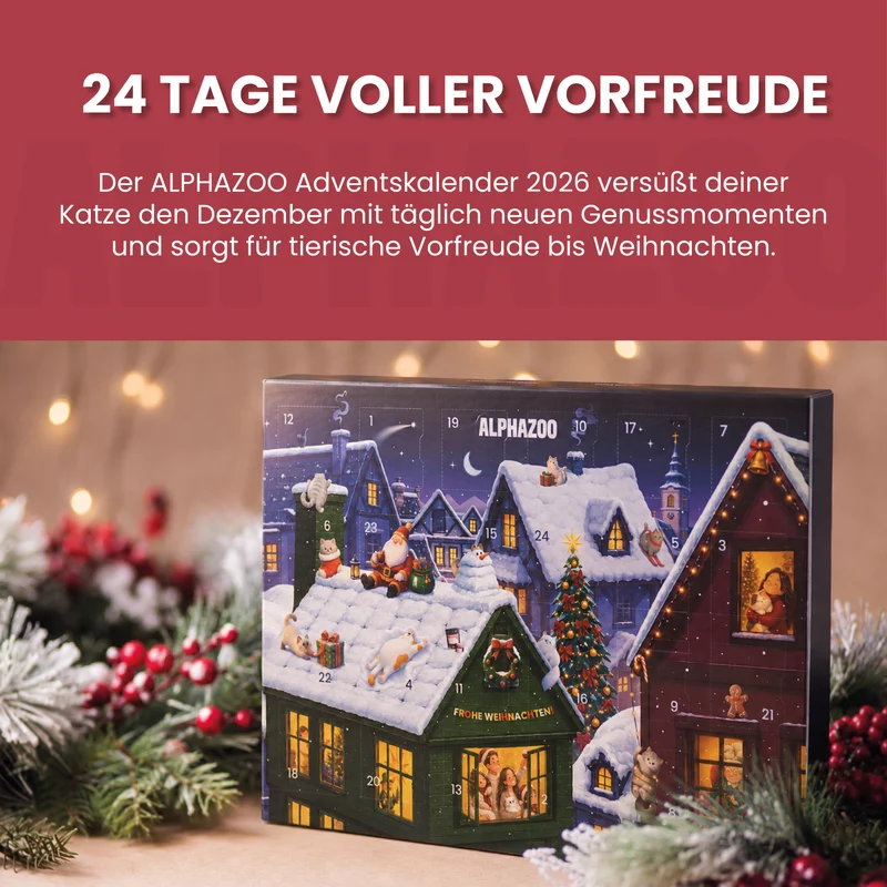 Alphazoo Adventskalender 2026 für Katzen