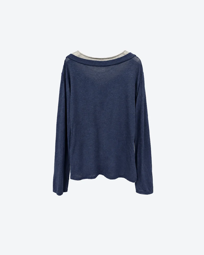 KIIKIO Layered Thorn Graphic Long Sleeve Top