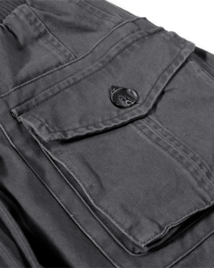 KIIKIO Retro Casual Multi-Pocket Wide Leg Cargo Pants