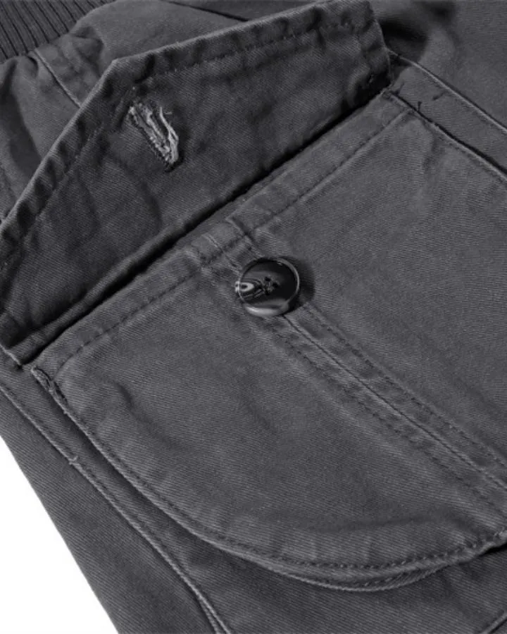 KIIKIO Retro Casual Multi-Pocket Wide Leg Cargo Pants