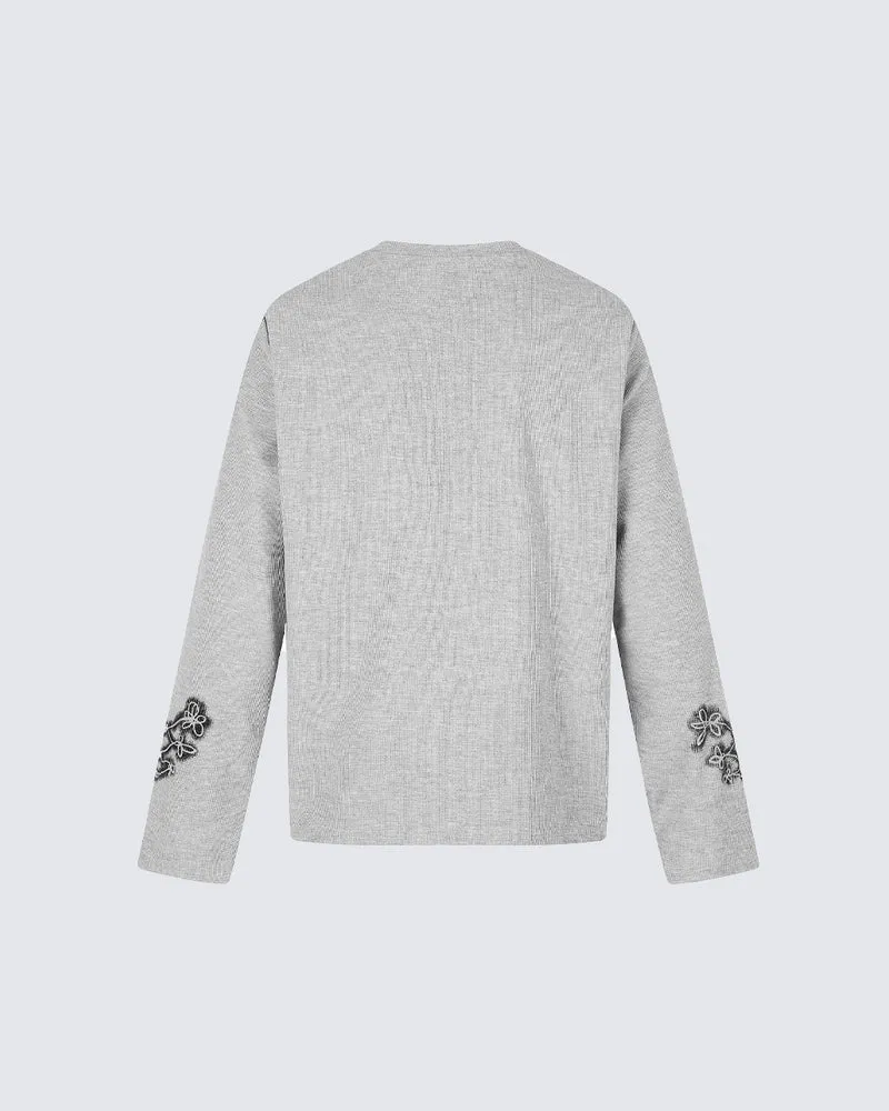 KIIKIO American Artistic Graphic Long Sleeve T-Shirt