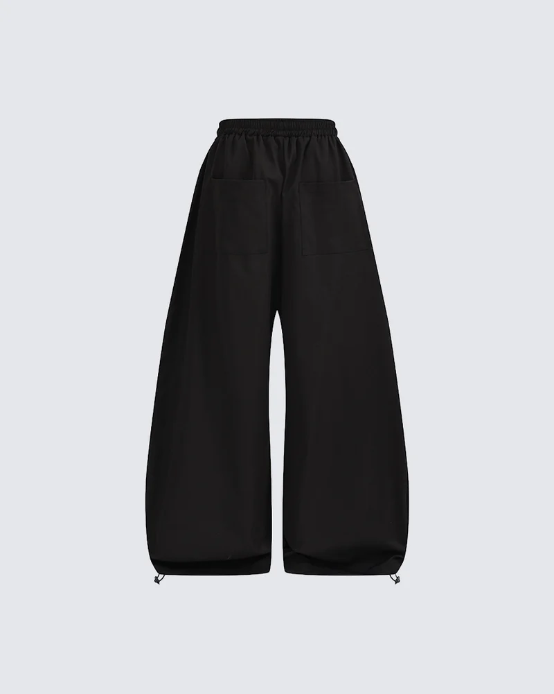 KIIKIO Racing Colorblock Wide Leg Track Pants