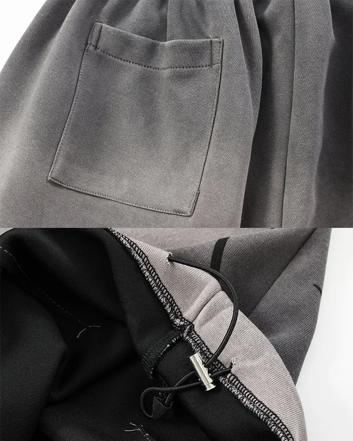 KIIKIO Script Graphic Wide Leg Sweatpants