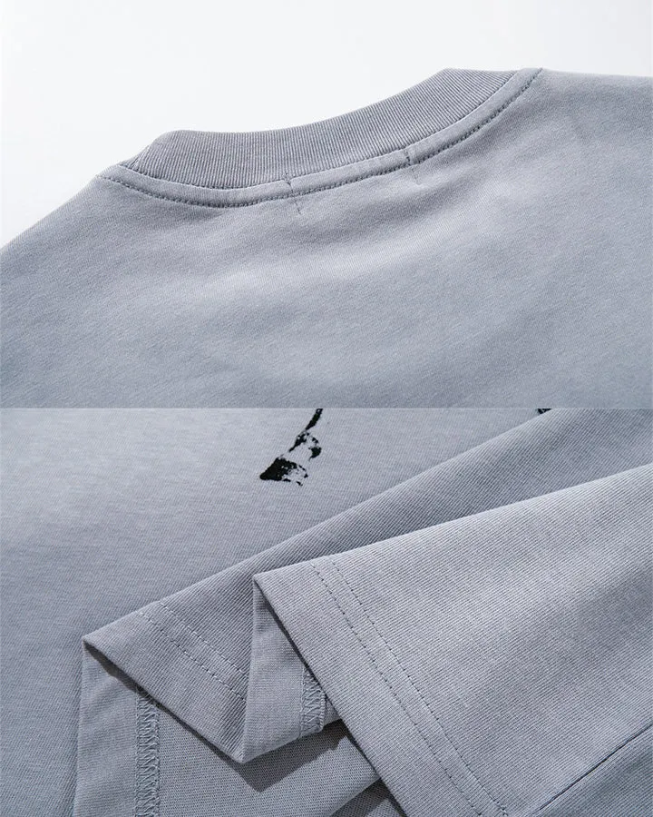 KIIKIO Gothic Horse Graphic Long Sleeve Tee
