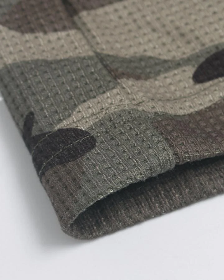 KIIKIO Camouflage Graphic Crewneck Long Sleeve T-Shirt