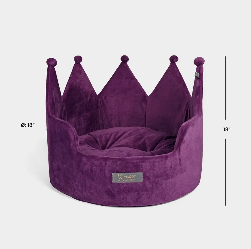 Kronenbett Lila
