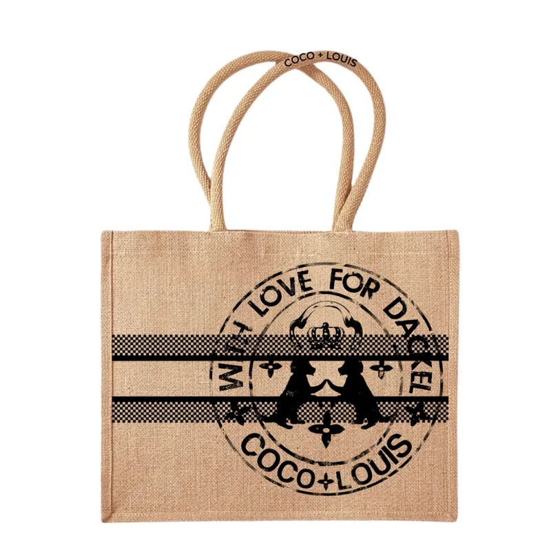 COCO+LOUIS Shopper Dackel merle