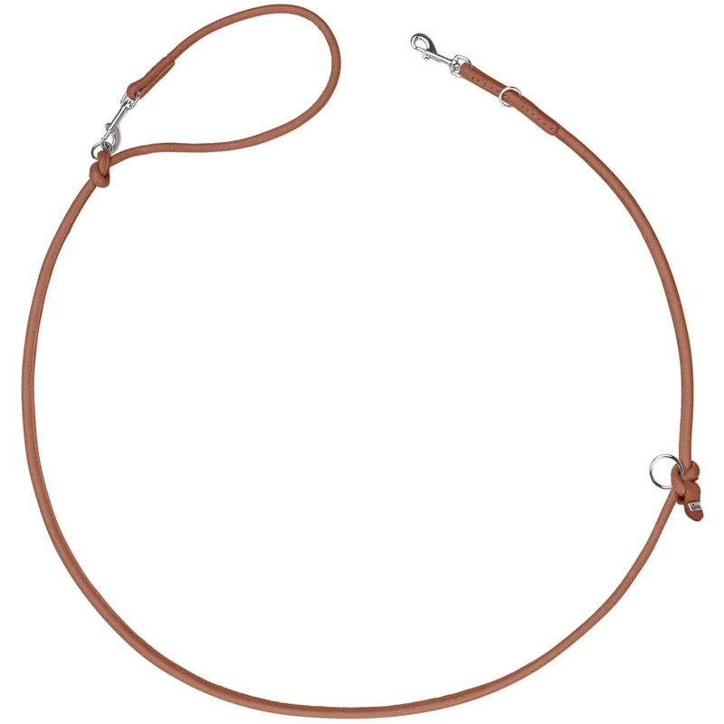SOHO MINI Set Halsband & Leine | cognac