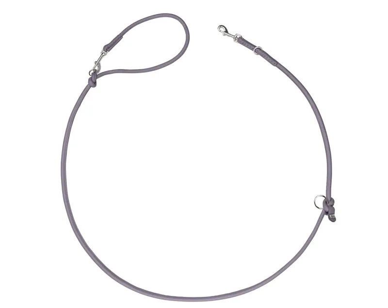 SOHO MINI Set Halsband & Leine | flieder-grau