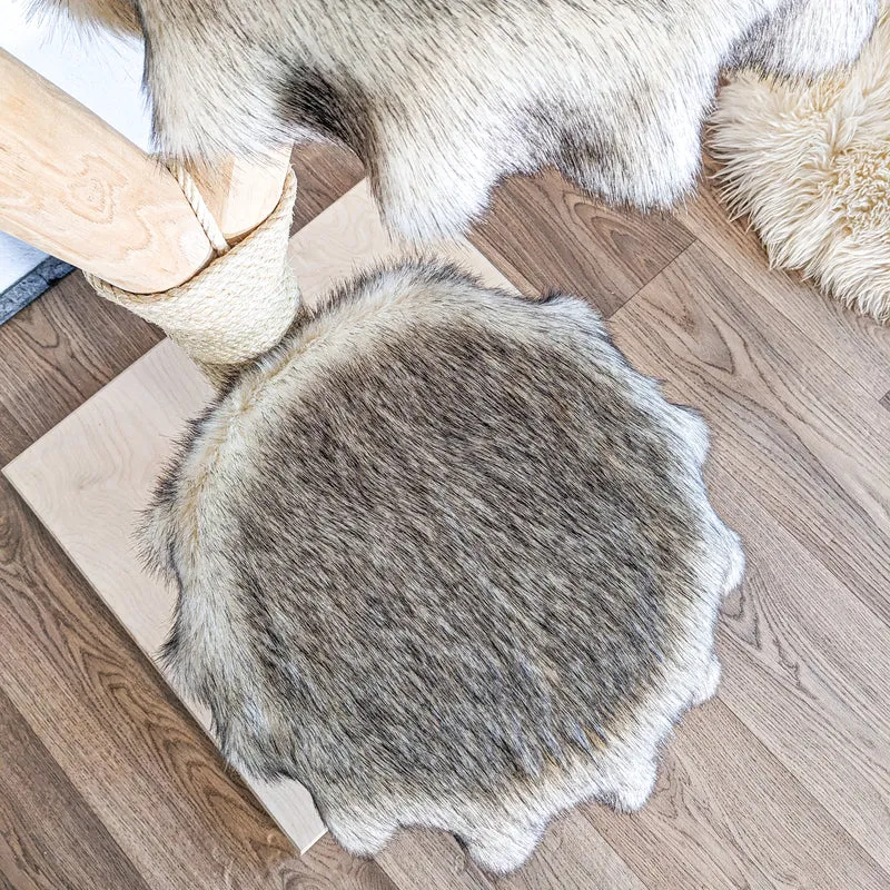 RESERVIERT + ÄNDERUNG Naturkratzbaum 4606 Kratzbaum Natur Holz Design 114 cm hoch Katzenbaum