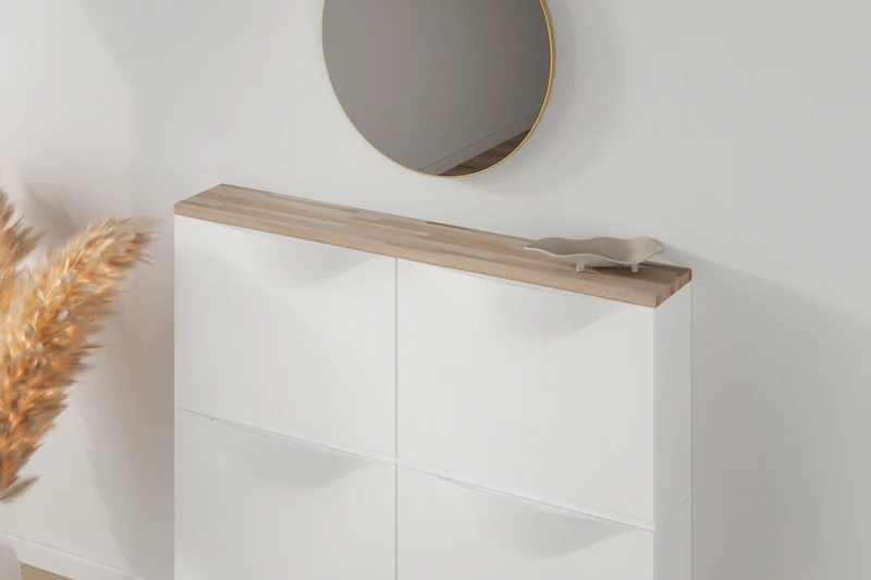 Trones Holzplatte für 2 Schuhschränke