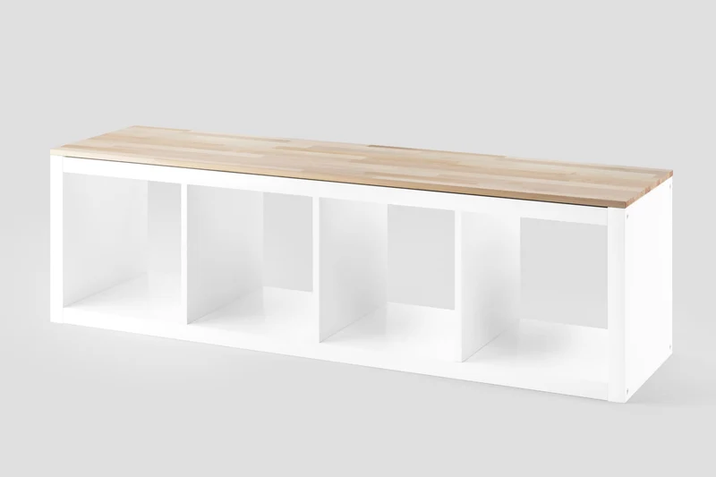 Kallax Holzplatte 4 Fächer breit