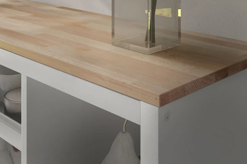 Kallax Holzplatte 4 Fächer breit