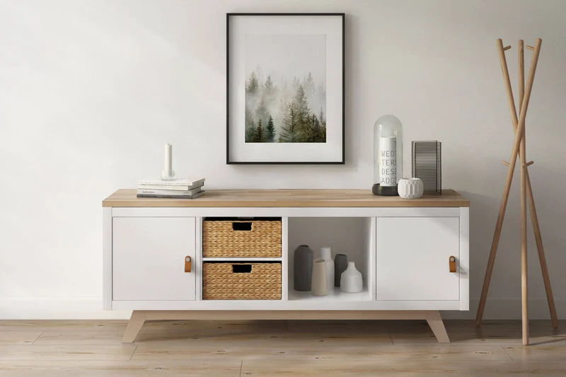 Kallax Holzplatte 4 Fächer breit