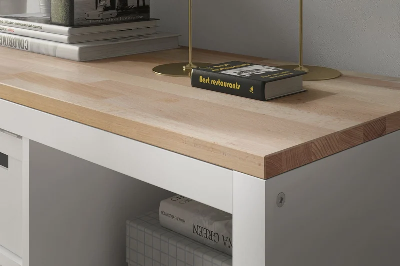 Kallax Holzplatte 3 Fächer breit
