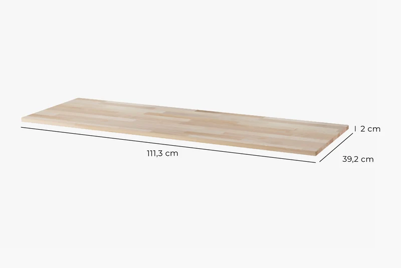 Kallax Holzplatte 3 Fächer breit