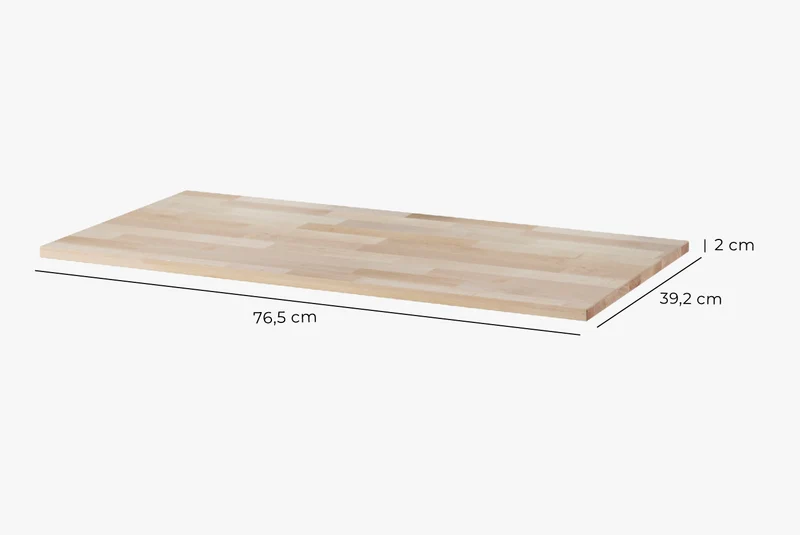 Kallax Holzplatte 2 Fächer breit