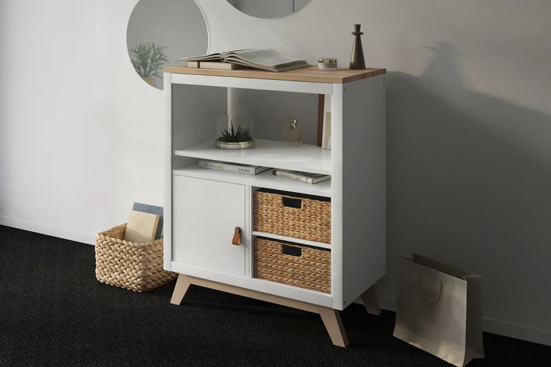 Kallax Holzplatte 2 Fächer breit
