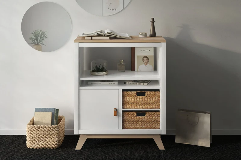 Kallax Holzplatte 2 Fächer breit