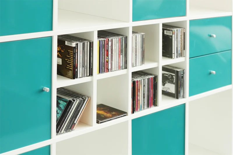 Kallax Einsatz für CDs