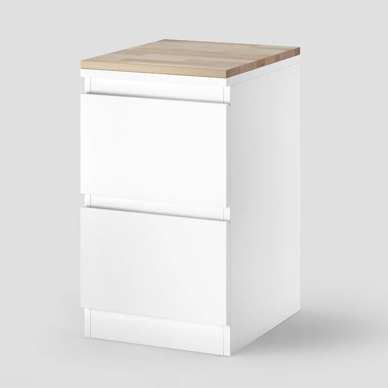 Holzplatte für Malm Nachttisch