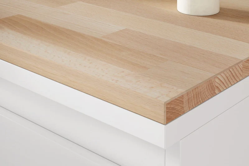 Holzplatte für Malm Nachttisch