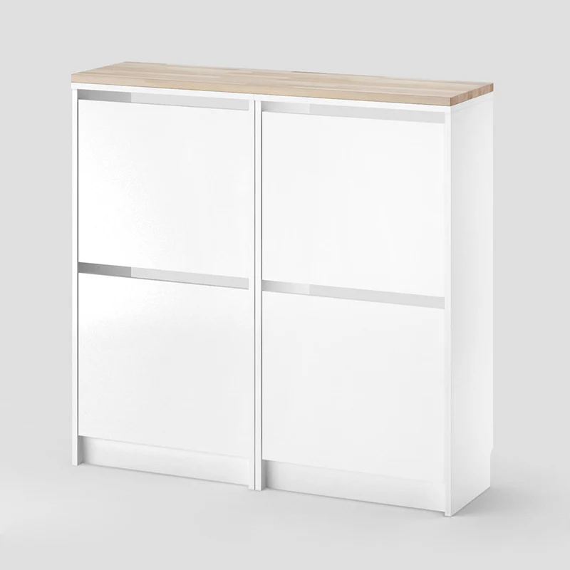 IKEA Bissa Holzplatte für 2 Schuhschränke