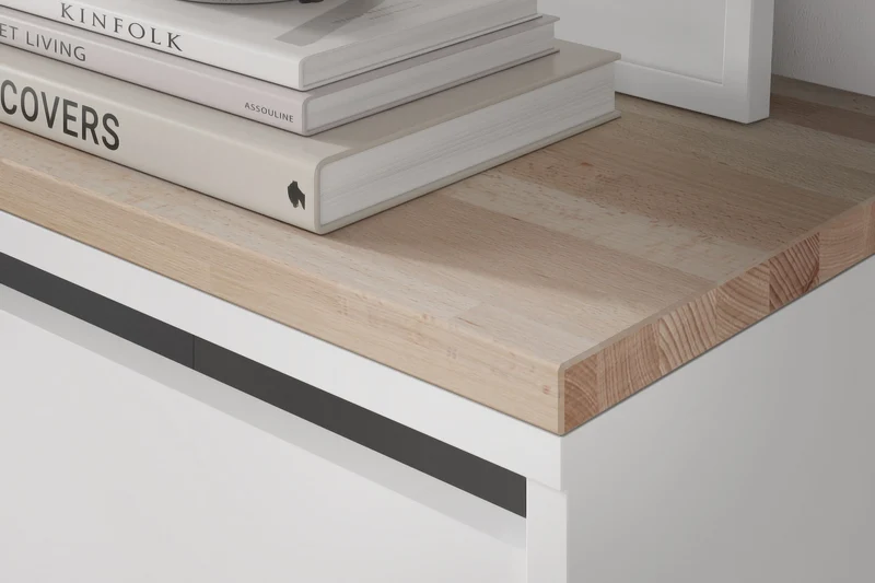 IKEA Bissa Holzplatte für 2 Schuhschränke