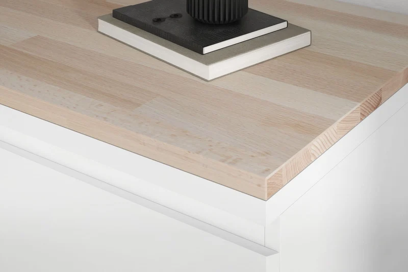Holzplatte für Malm Kommode 160 cm breit