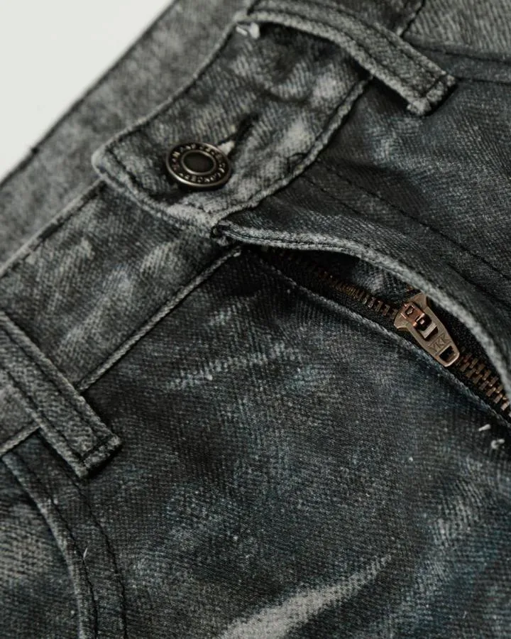 KIIKIO Vintage Washed Wide Leg Denim Jeans