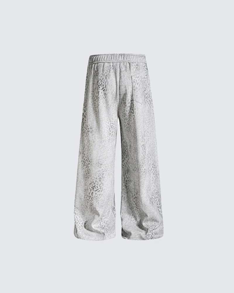 KIIKIO Vintage Graphic Wide Leg Sweatpants