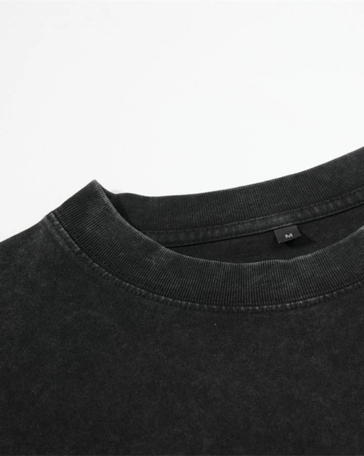 KIIKIO Vintage Layered Graphic Long Sleeve T-Shirt