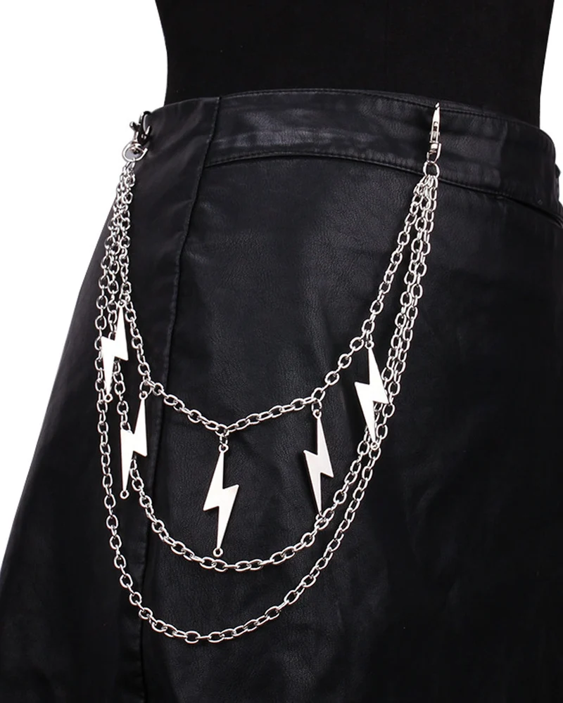 KIIKIO LIGHTNING Series 2 | Punk Lightning Pants Chain