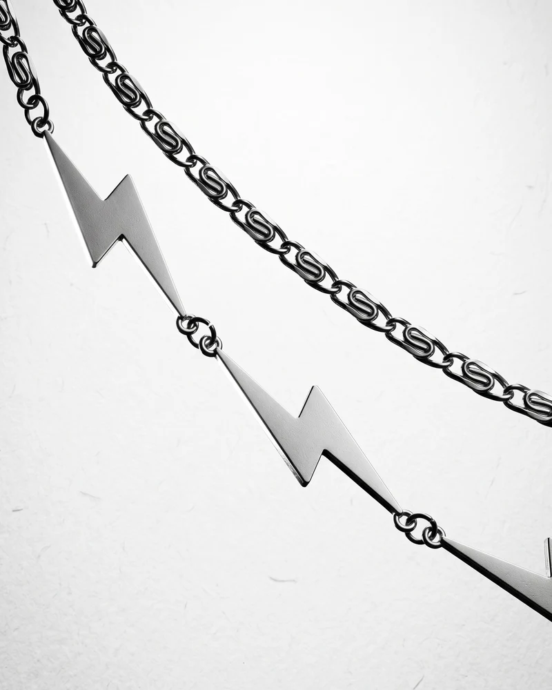 KIIKIO LIGHTNING Series 2 | Punk Lightning Pants Chain