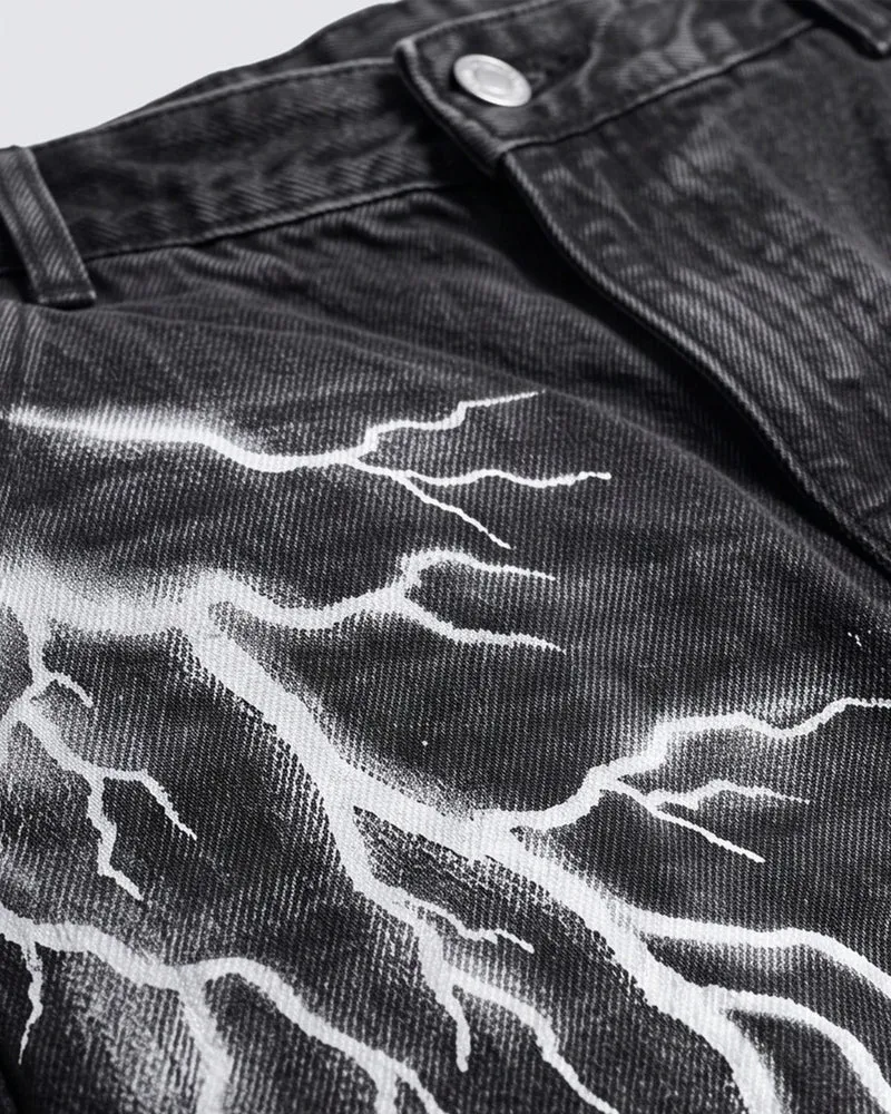 KIIKIO LIGHTNING Series 2 | Vintage Distressed Baggy Jeans