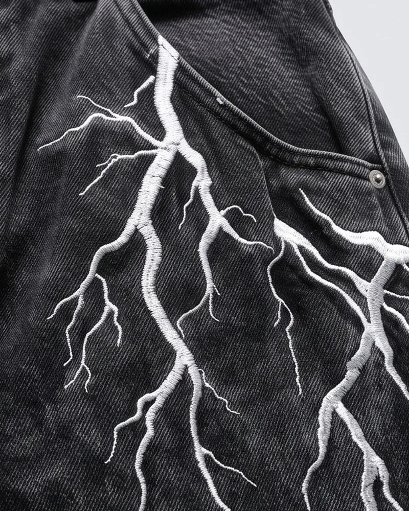 KIIKIO LIGHTNING Series 2 | Vintage Washed Baggy Jeans