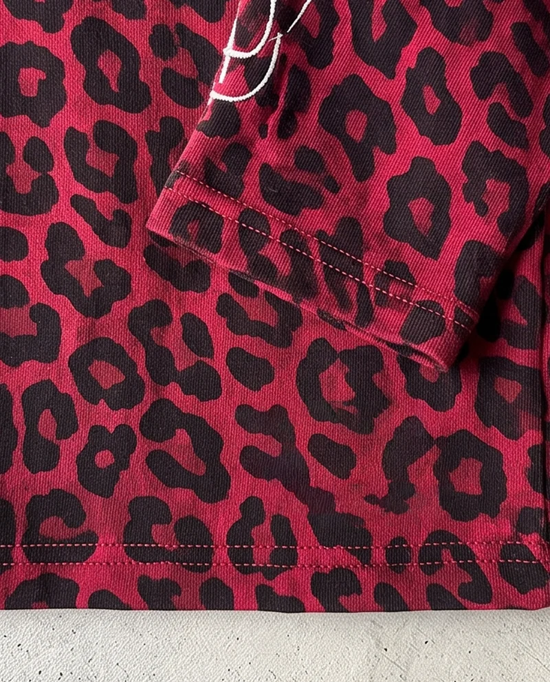 KIIKIO Vintage Leopard Pattern Long Sleeve Sweatshirt