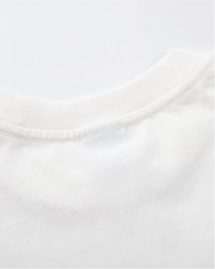 KIIKIO Vintage Spiral Typography Long Sleeve T-Shirt