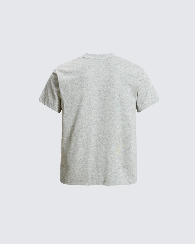 KIIKIO Vintage Distressed Graphic Short Sleeve T-Shirt