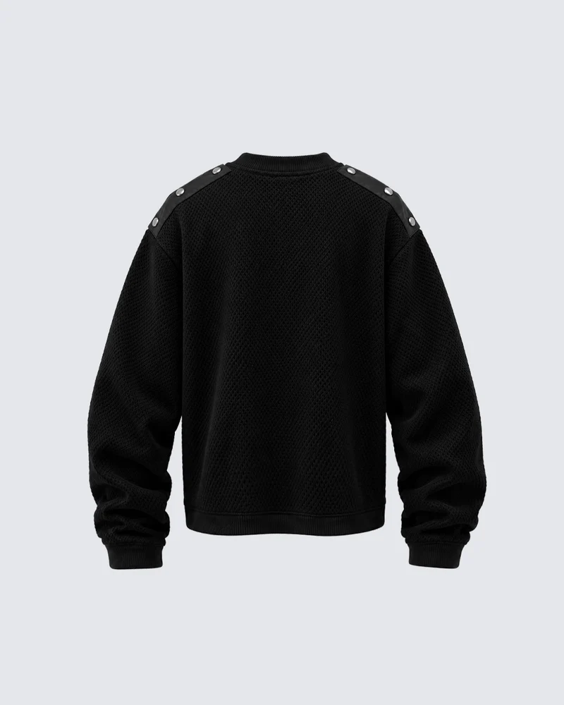 KIIKIO Minimalist Tactical Knit Pullover Sweater