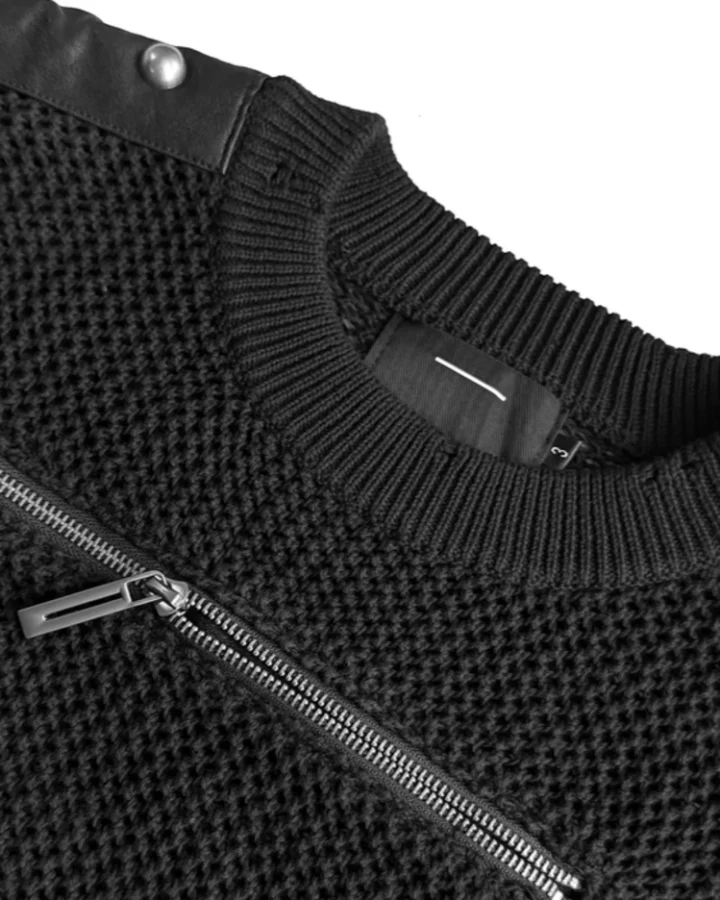 KIIKIO Minimalist Tactical Knit Pullover Sweater