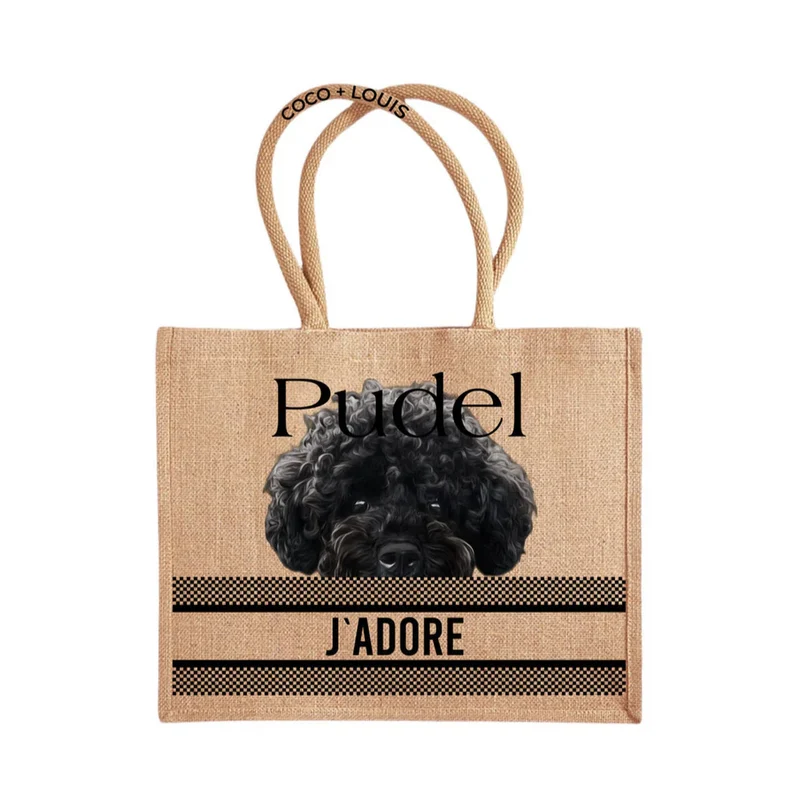 COCO+LOUIS Shopper Pudel schwarz