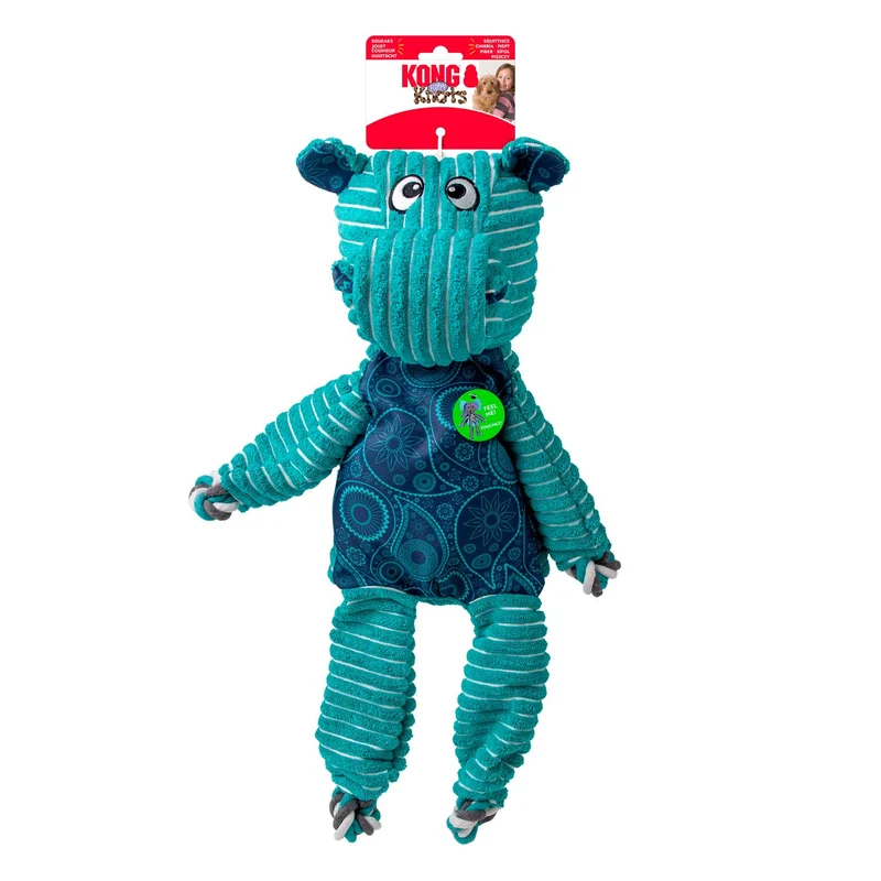 Hundespielzeug KONG® Floppy Knots® Hippo Jumbo