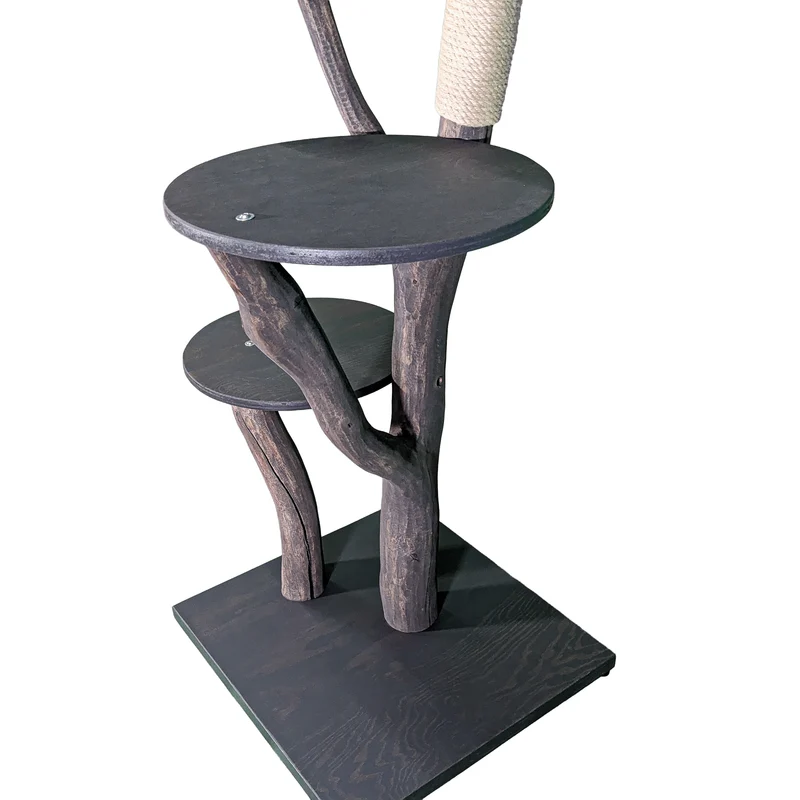Outdoor Naturkratzbaum 4558 Kratzbaum Natur Holz Design 158 cm hoch Katzenbaum