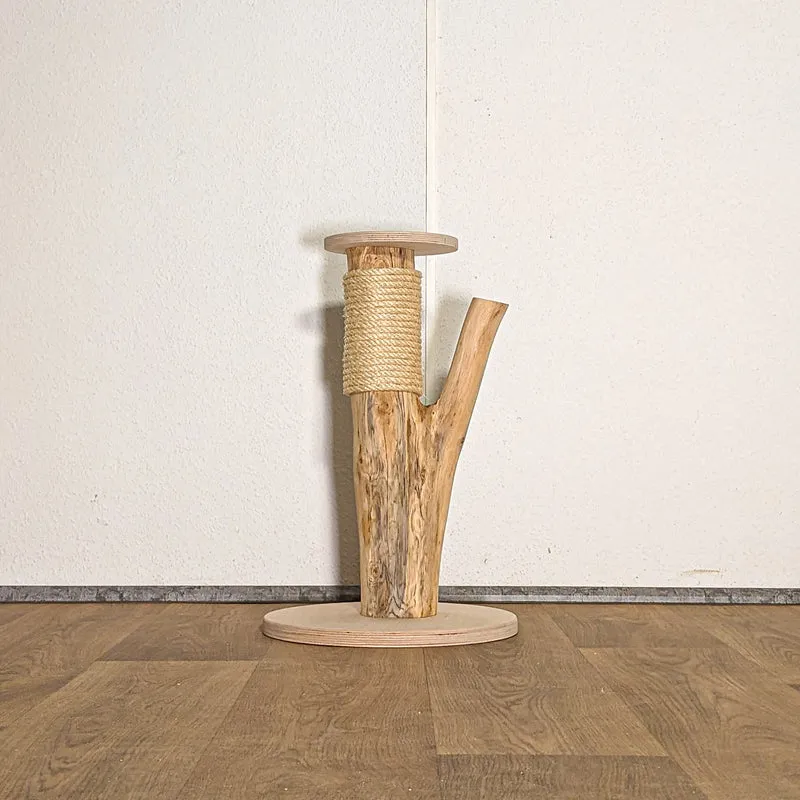RESERVIERT - Naturkratzbaum KA069 Kratzbaum Natur Holz Design 160 cm hoch Katzenbaum