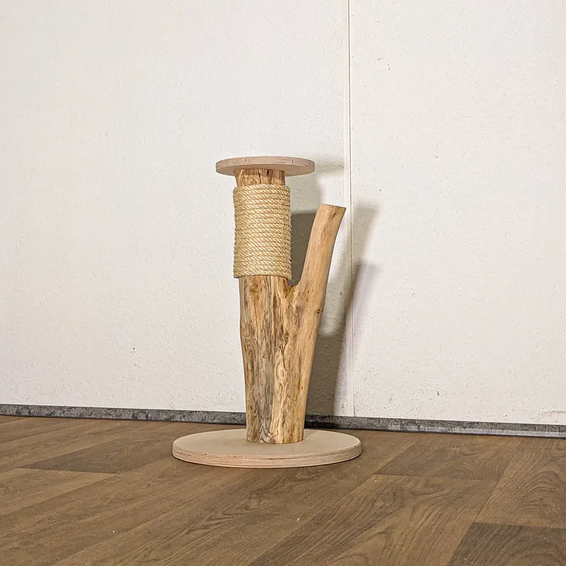 RESERVIERT - Naturkratzbaum KA069 Kratzbaum Natur Holz Design 160 cm hoch Katzenbaum
