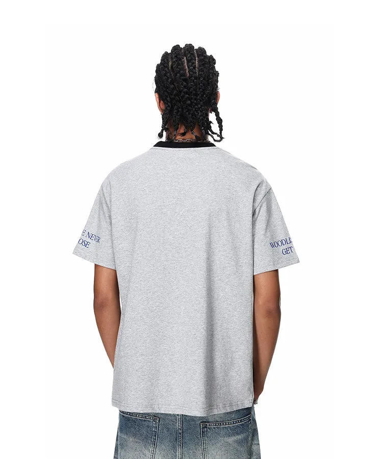 KIIKIO Vintage Portrait Graphic Contrast Tee
