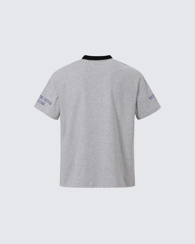 KIIKIO Vintage Portrait Graphic Contrast Tee
