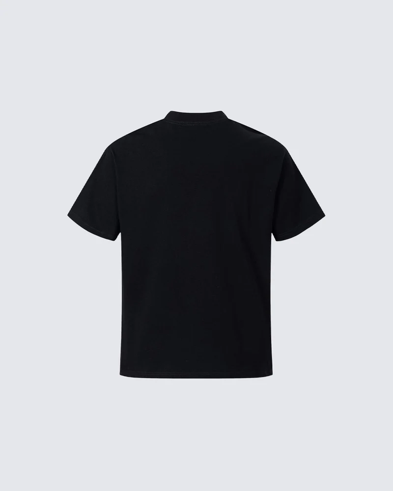 KIIKIO Vintage Portrait Graphic Contrast Tee