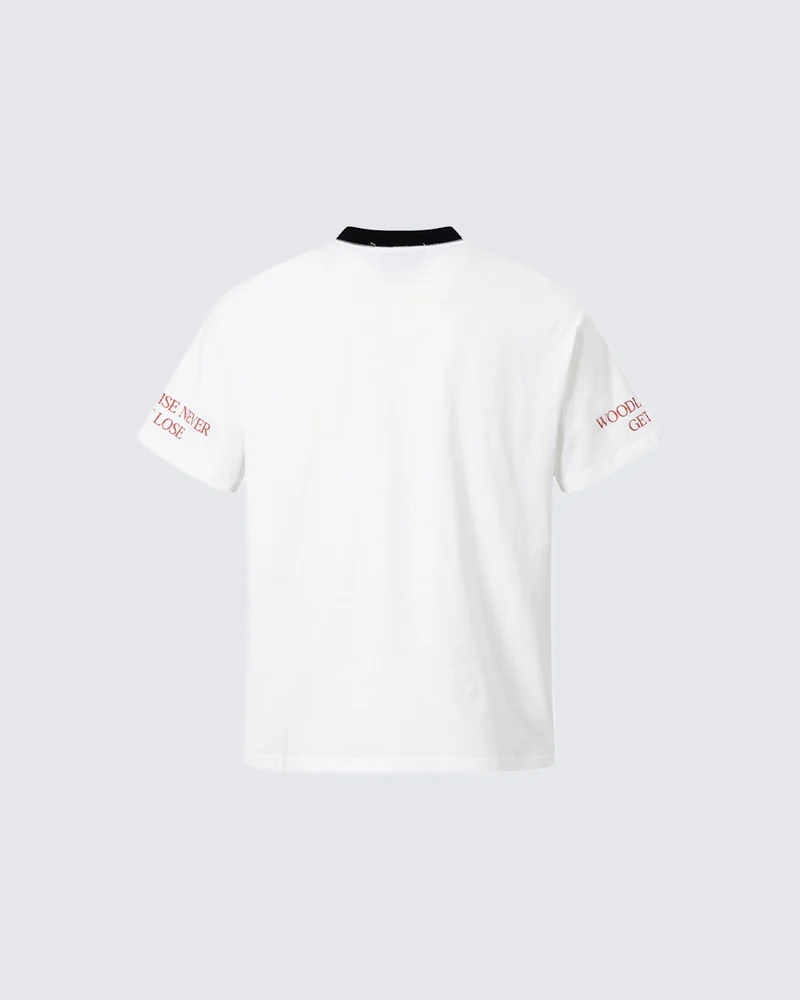 KIIKIO Vintage Portrait Graphic Contrast Tee